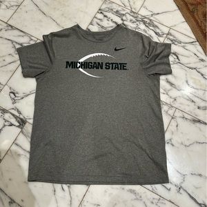 Michigan State shirt top dry fit performance unisex small excellent condition
